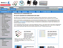 Tablet Screenshot of lichtleiterkabel.com